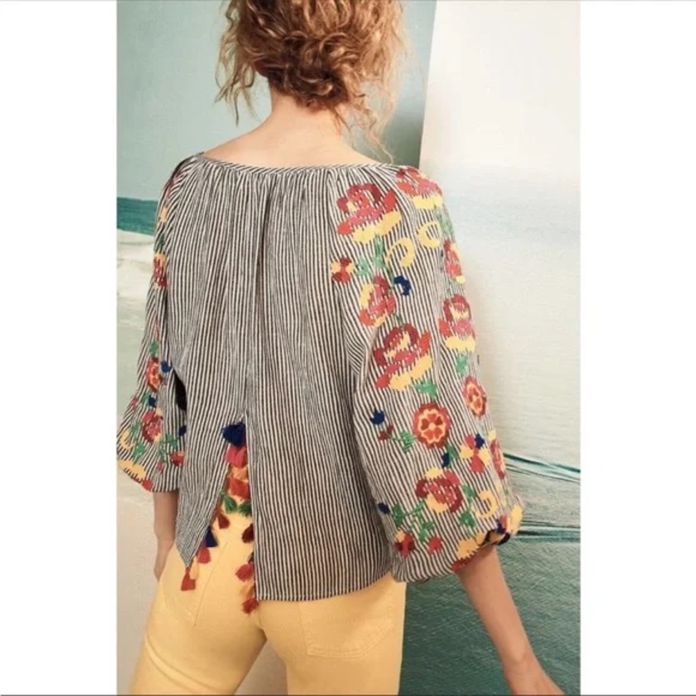 embroidered Soleil blouse